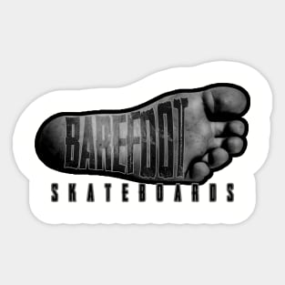 Barefoot Skateboards Sticker